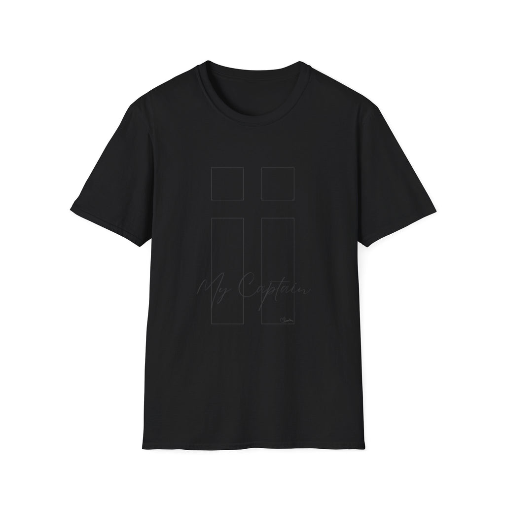 Aye Aye My Captain Subtle Cross Filled Boxes - T-Shirt