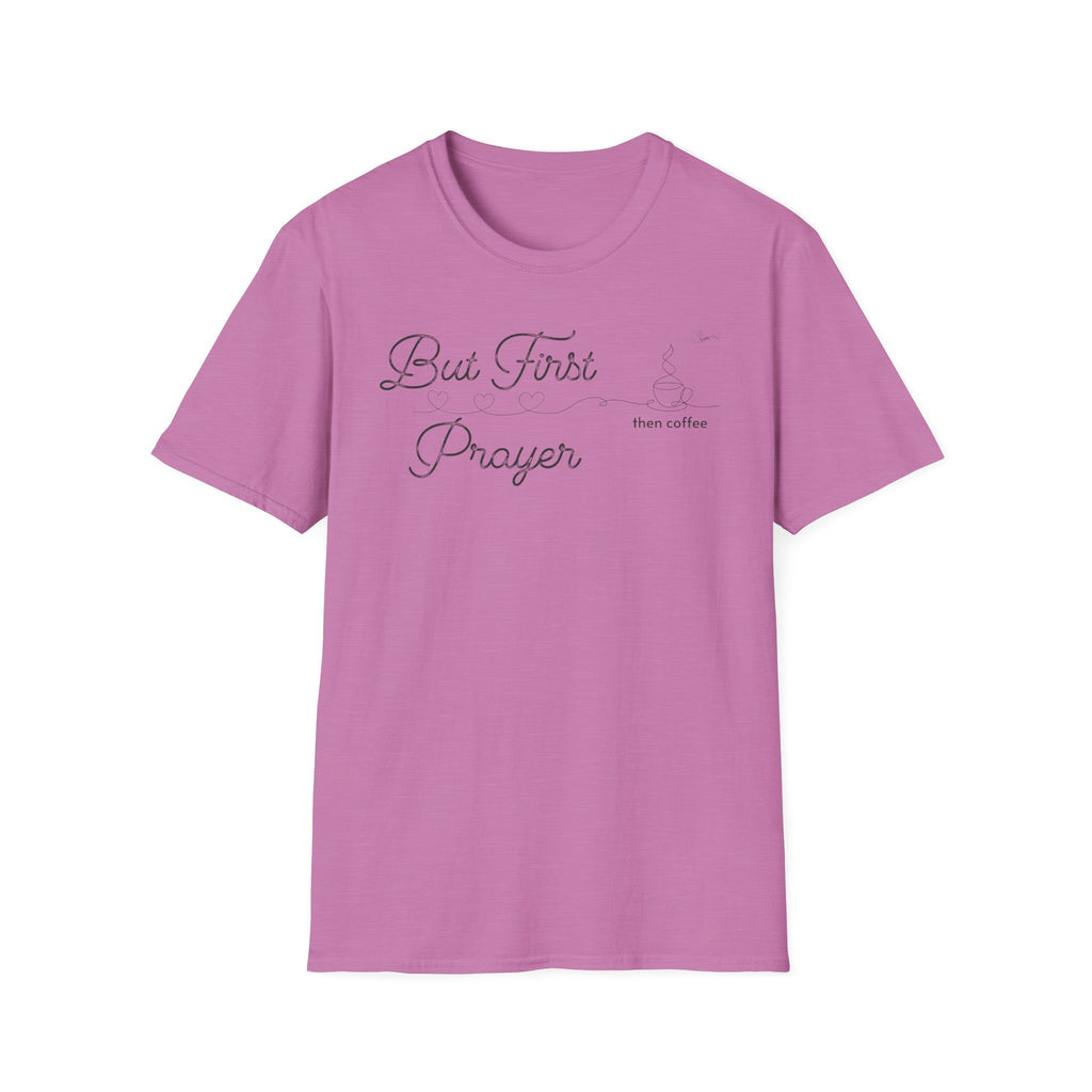 But First Prayer then Coffee Bold - T-Shirt