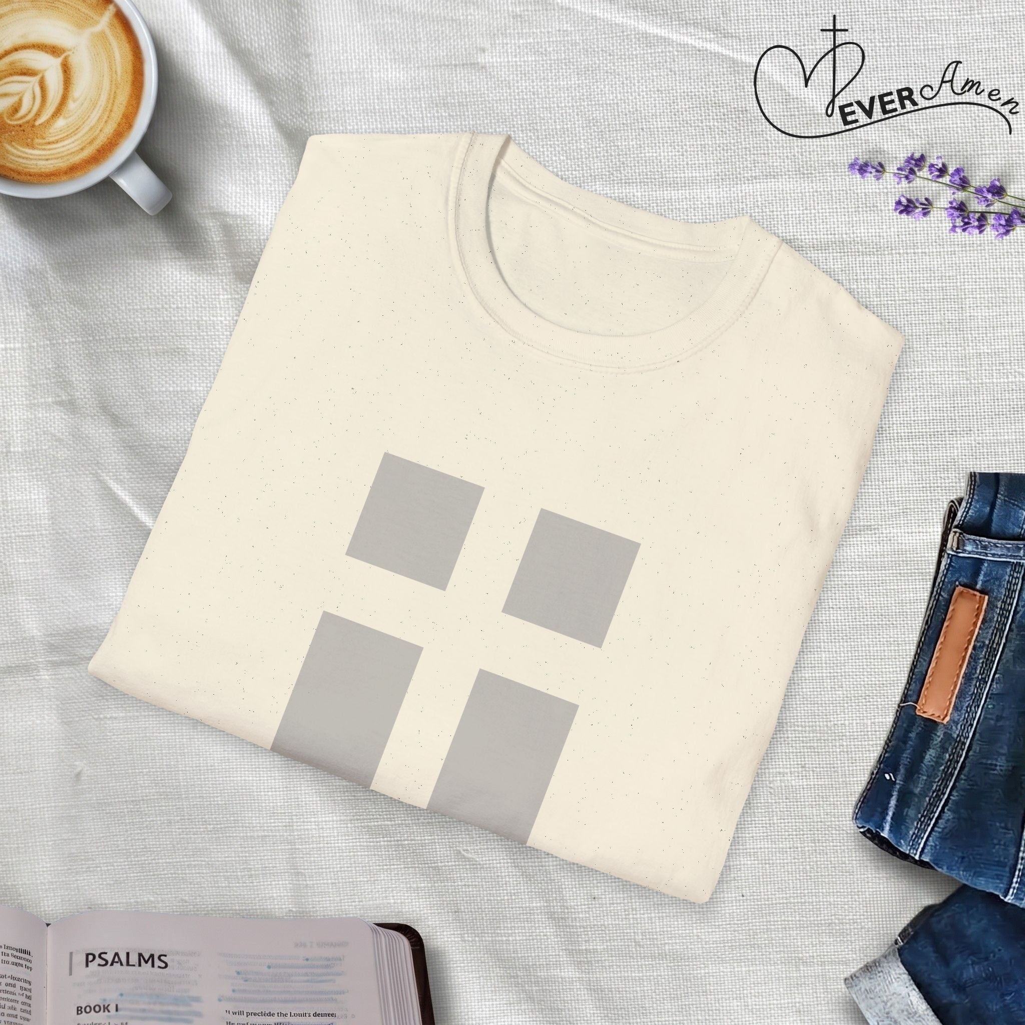 Aye Aye My Captain Subtle Cross Filled Boxes - T-Shirt