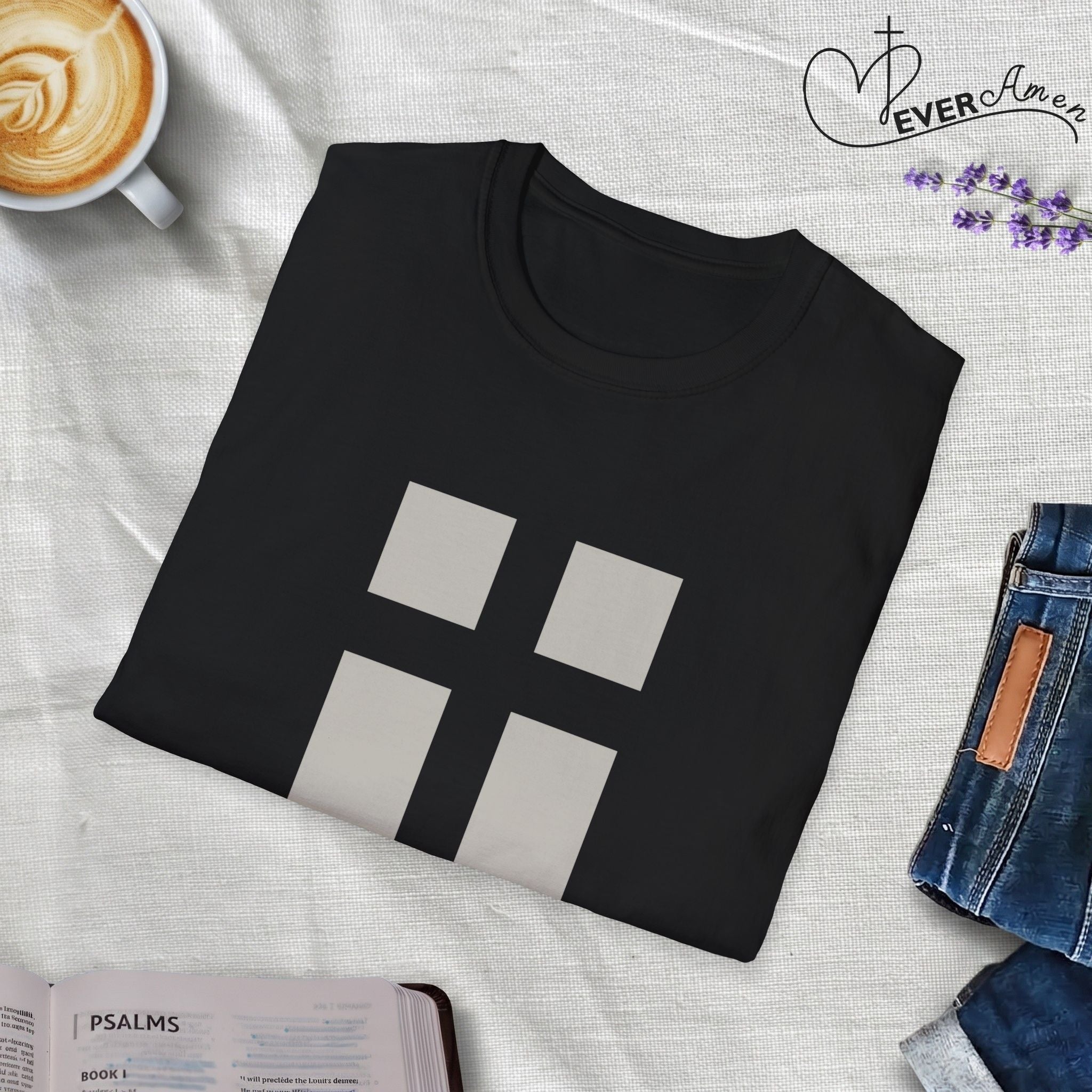 Aye Aye My Captain Subtle Cross Filled Boxes - T-Shirt