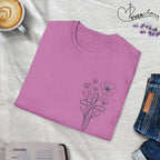 Green Cross Flowers badge - T-Shirt