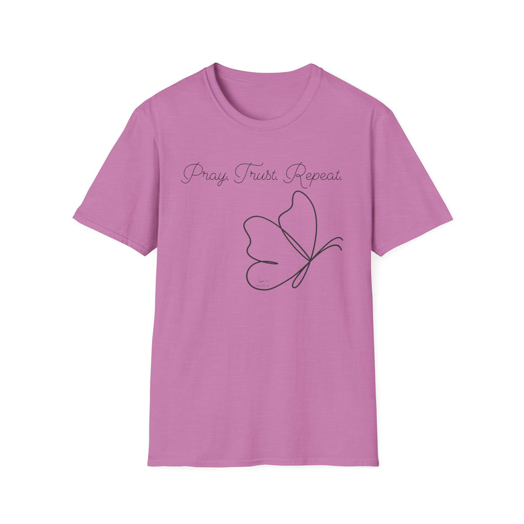 Pray Trust Repeat Butterfly - T-Shirt