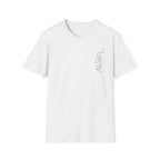 Faith Hope Love Cursive with Words pocket - T-Shirt