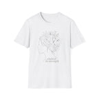 Clothed in strength flower hair - T-Shirt
