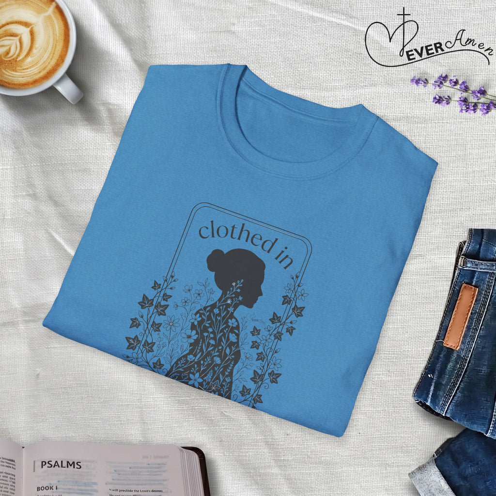 Clothed in Strength Framed - T-Shirt