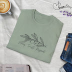 Pray Trust Repeat Cursive Olive 1 - T-Shirt