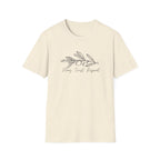 Pray Trust Repeat Cursive Olive 1 - T-Shirt