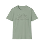 Pray Trust Repeat Flowers - T-Shirt
