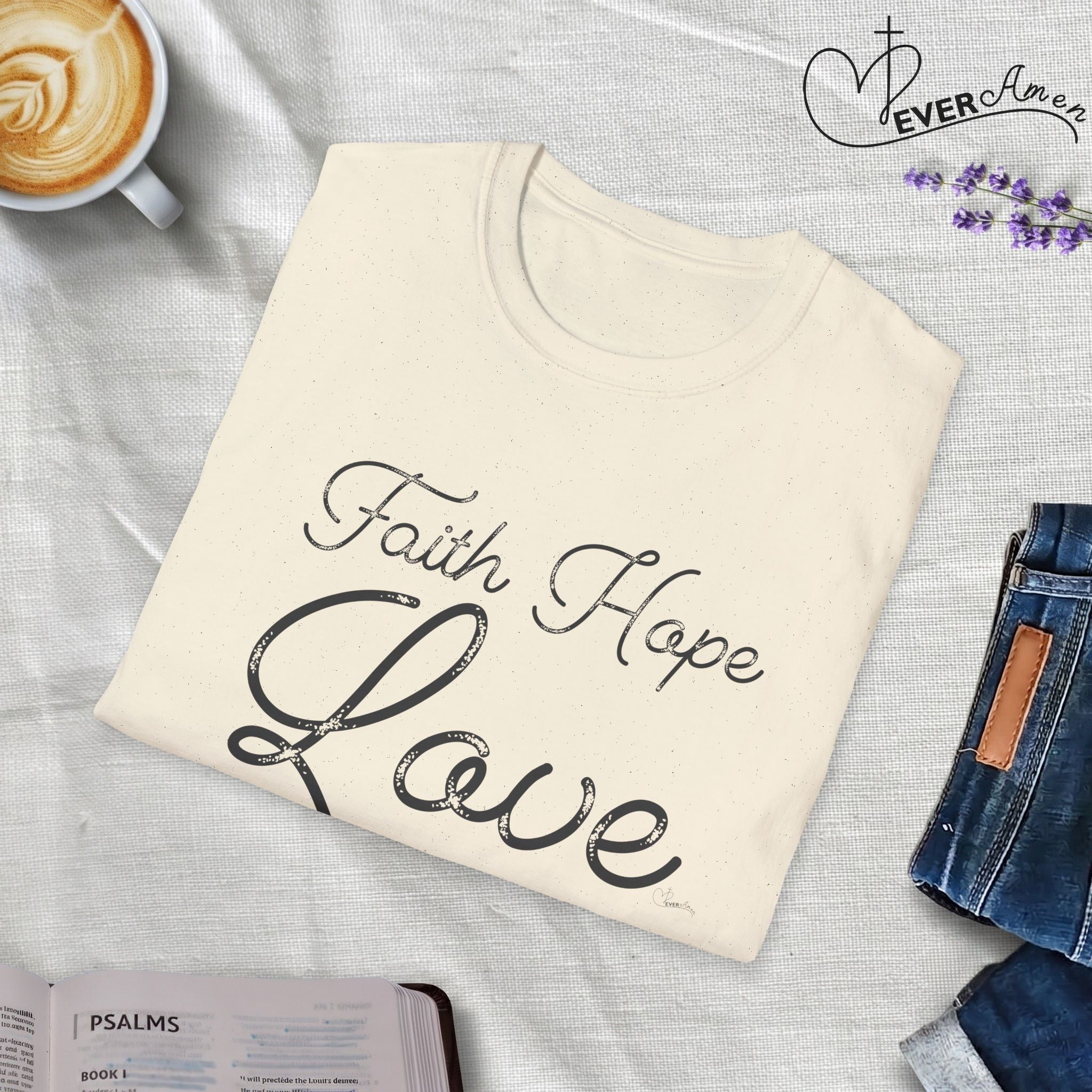 Faith Hope Love Large - T-Shirt