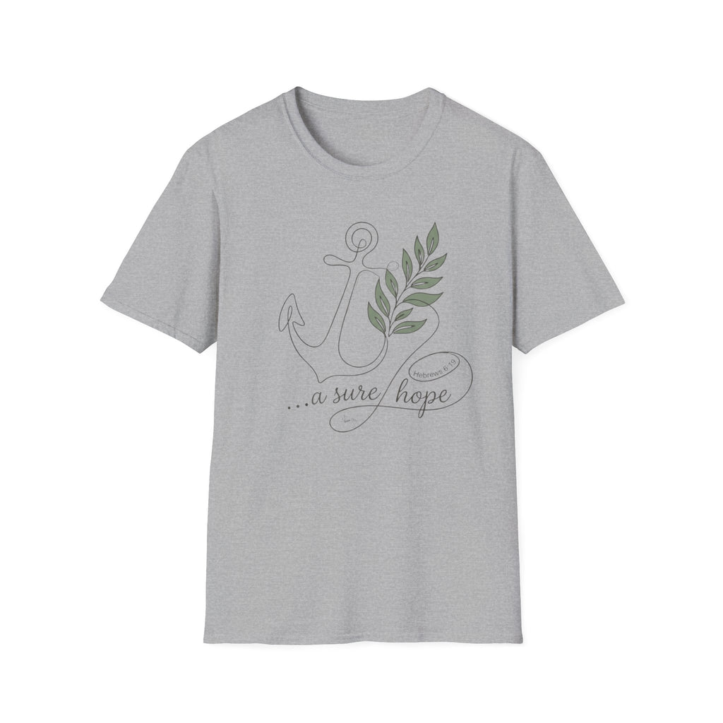Sure Hope Anchor and Olive - T-Shirt