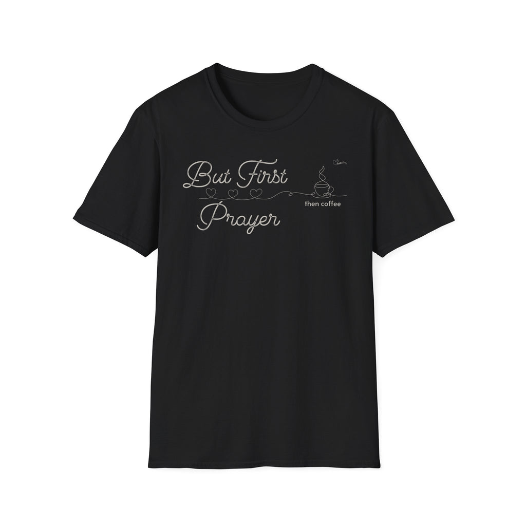 But First Prayer then Coffee Bold - T-Shirt