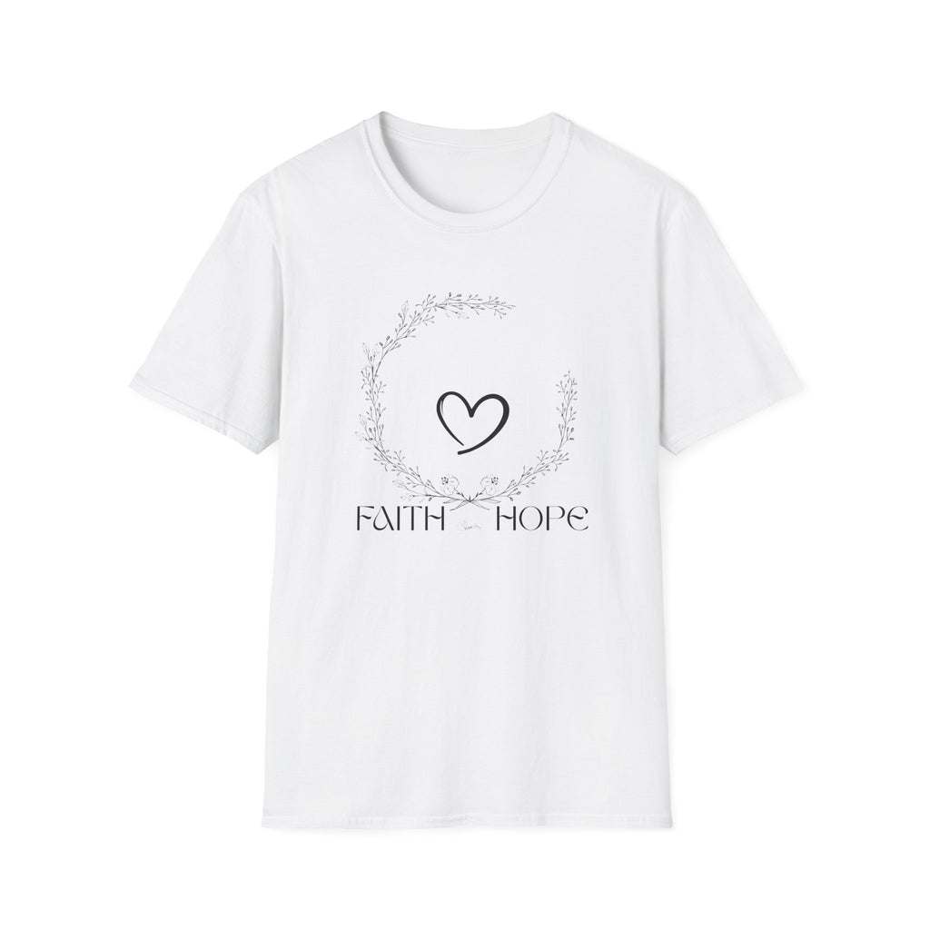 Faith Hope Love Wreath - T-Shirt