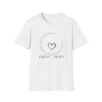 Faith Hope Love Wreath - T-Shirt