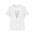 Blue Cross Flowers - T-Shirt