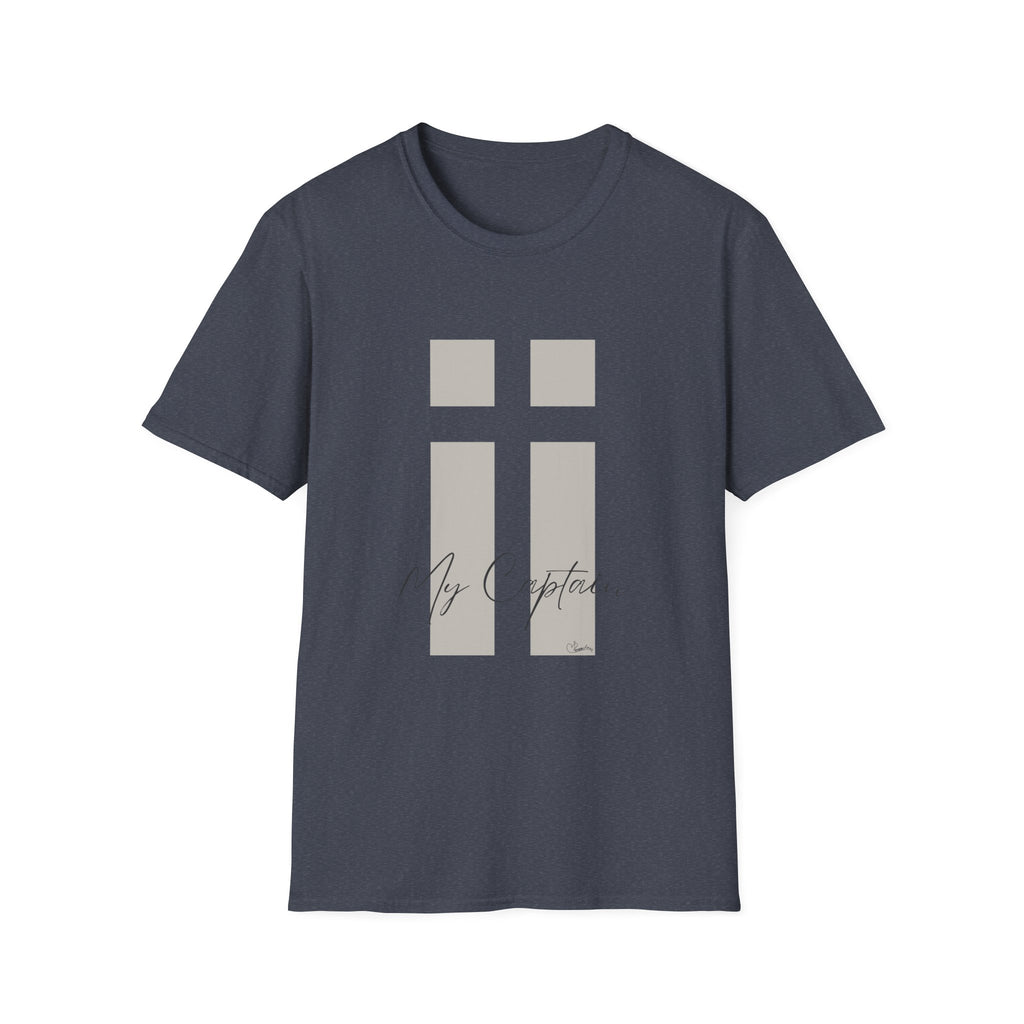 Aye Aye My Captain Subtle Cross Filled Boxes - T-Shirt