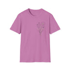 Sand Cross Flowers badge - T-Shirt