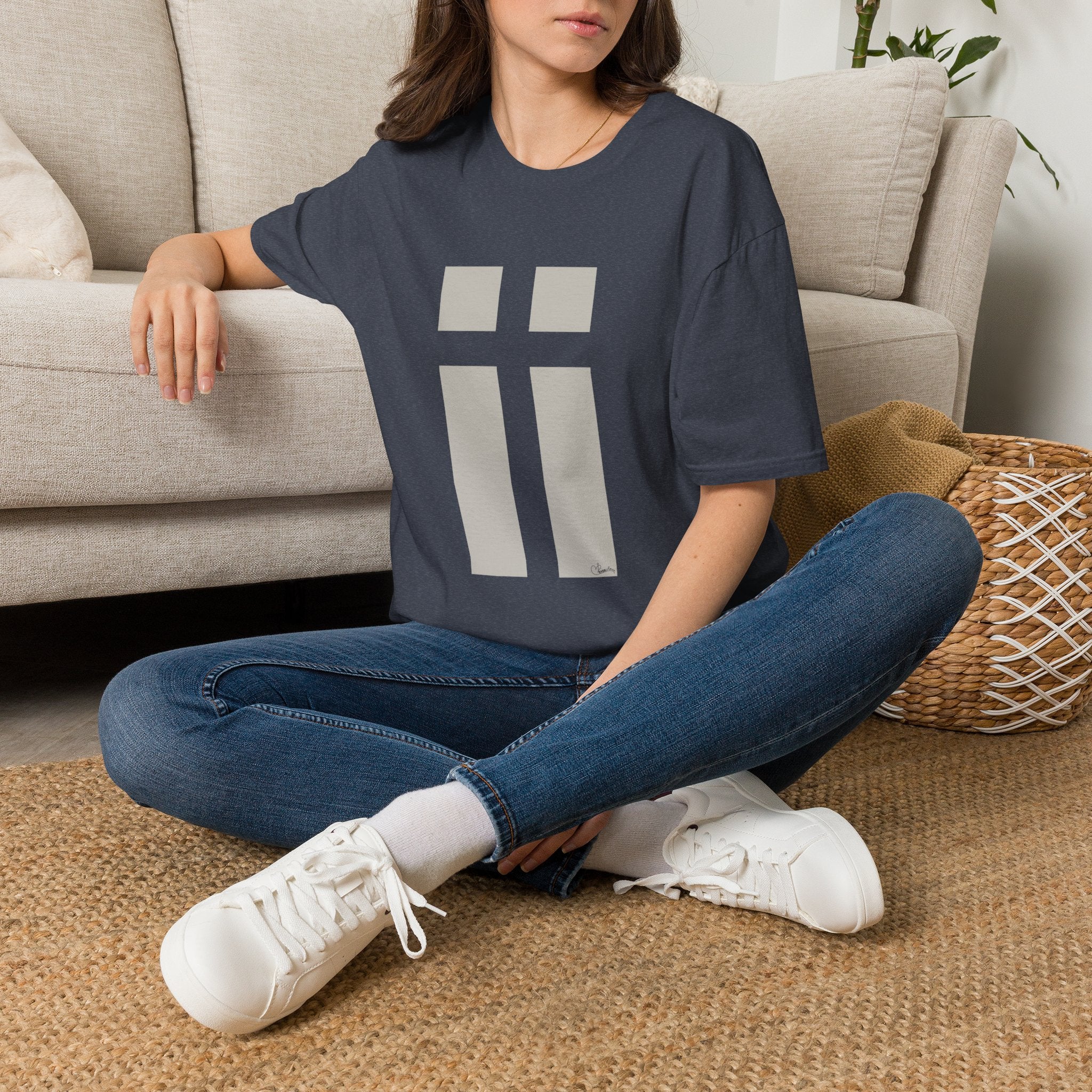 Subtle Cross - Filled Boxes I I T-Shirt