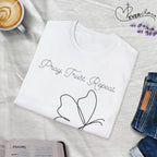 Pray Trust Repeat Butterfly - Faith T-Shirt