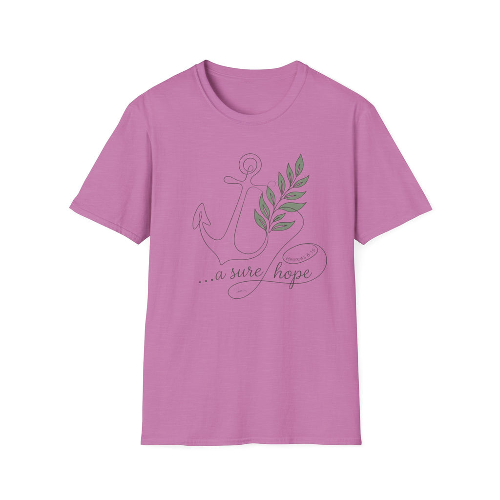Sure Hope Anchor and Olive - T-Shirt