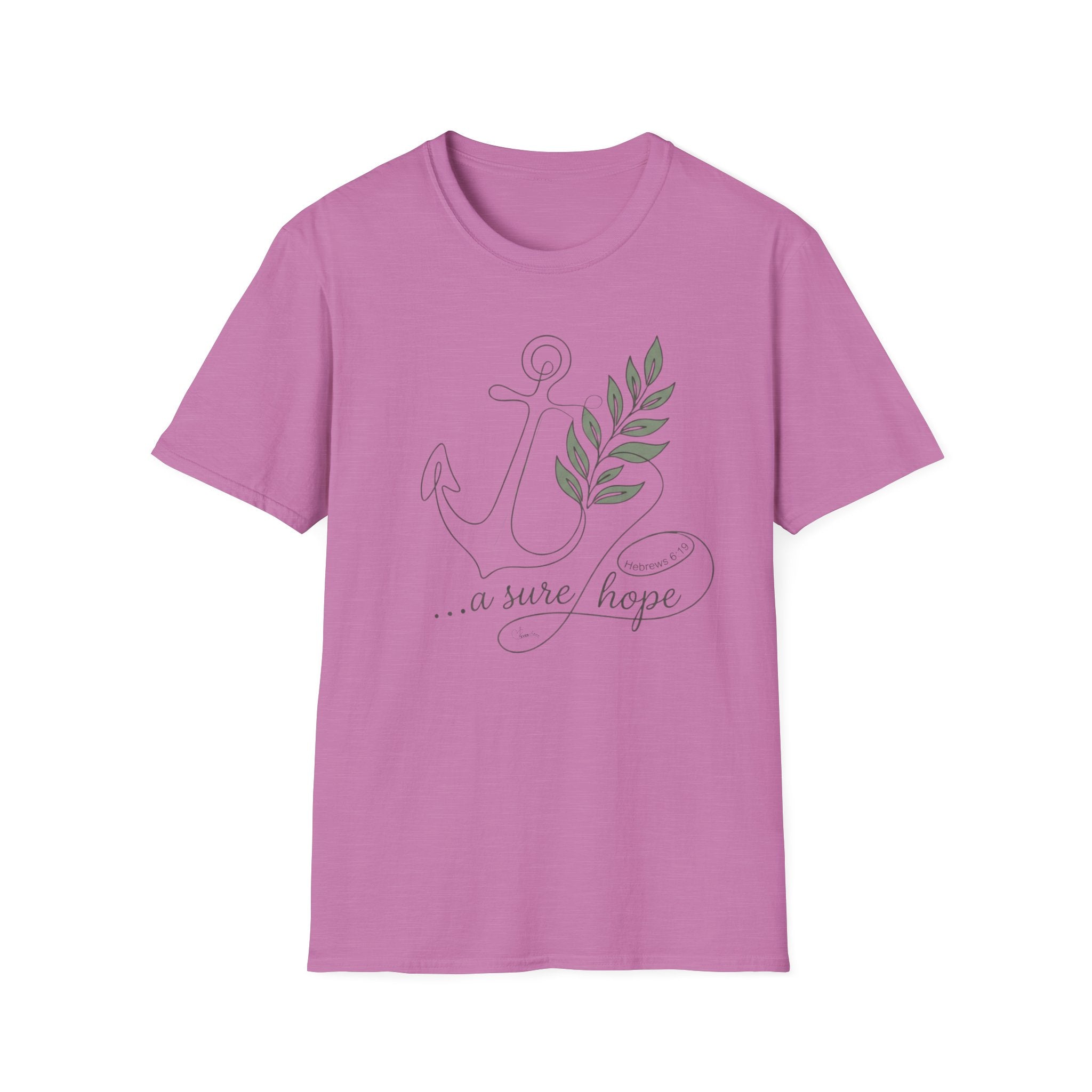 Sure Hope Anchor and Olive - T-Shirt