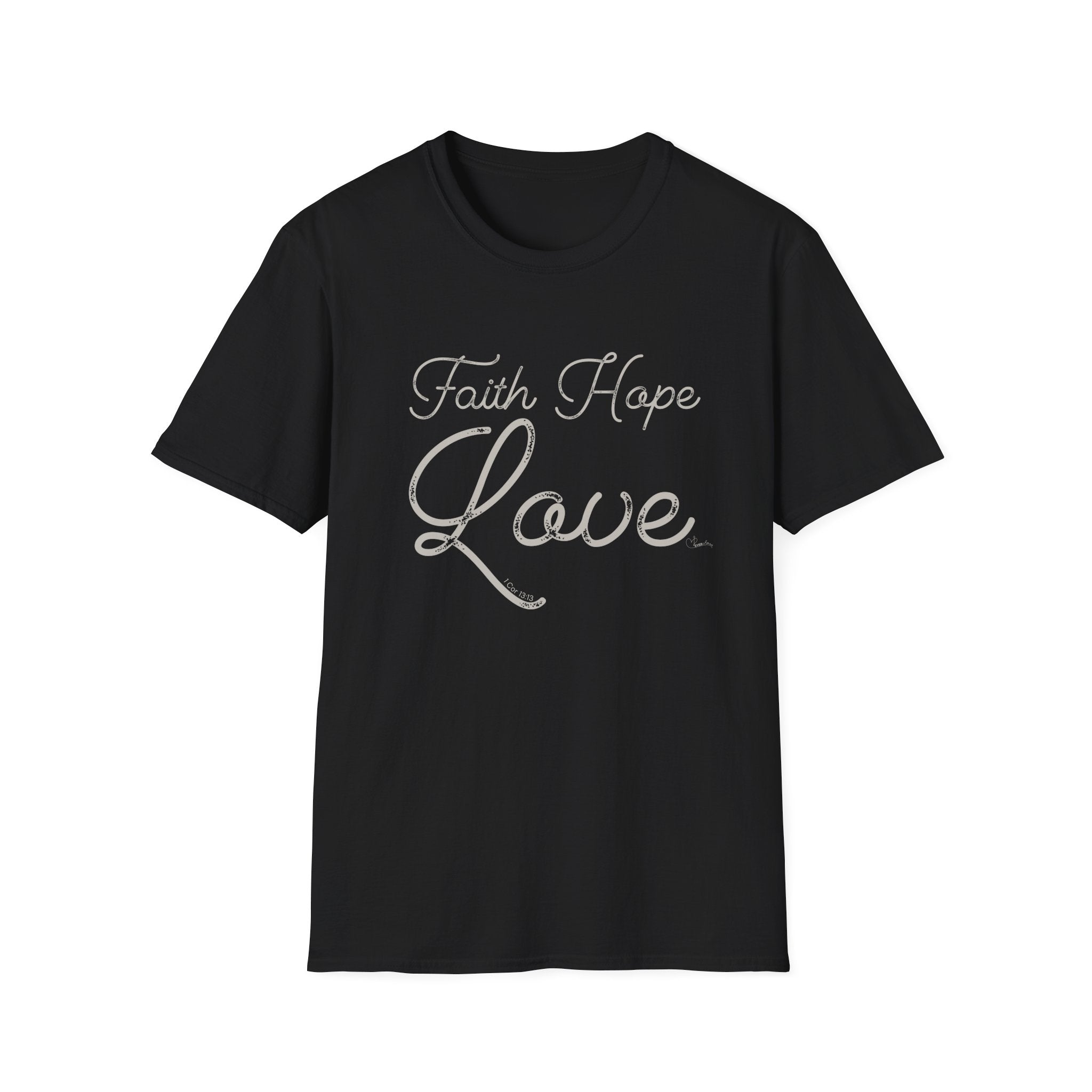 Faith Hope Love Large - T-Shirt