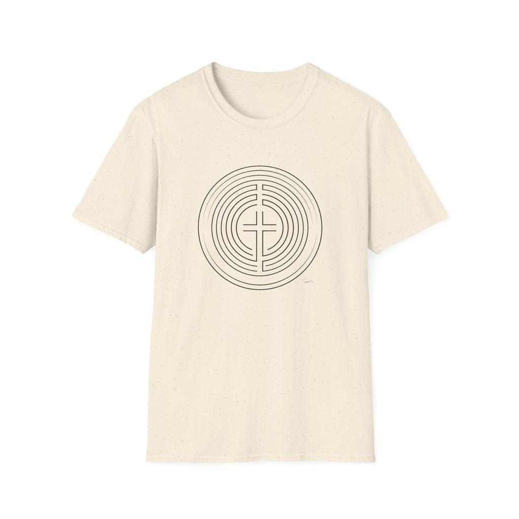 Cross Circle Maze - T-Shirt
