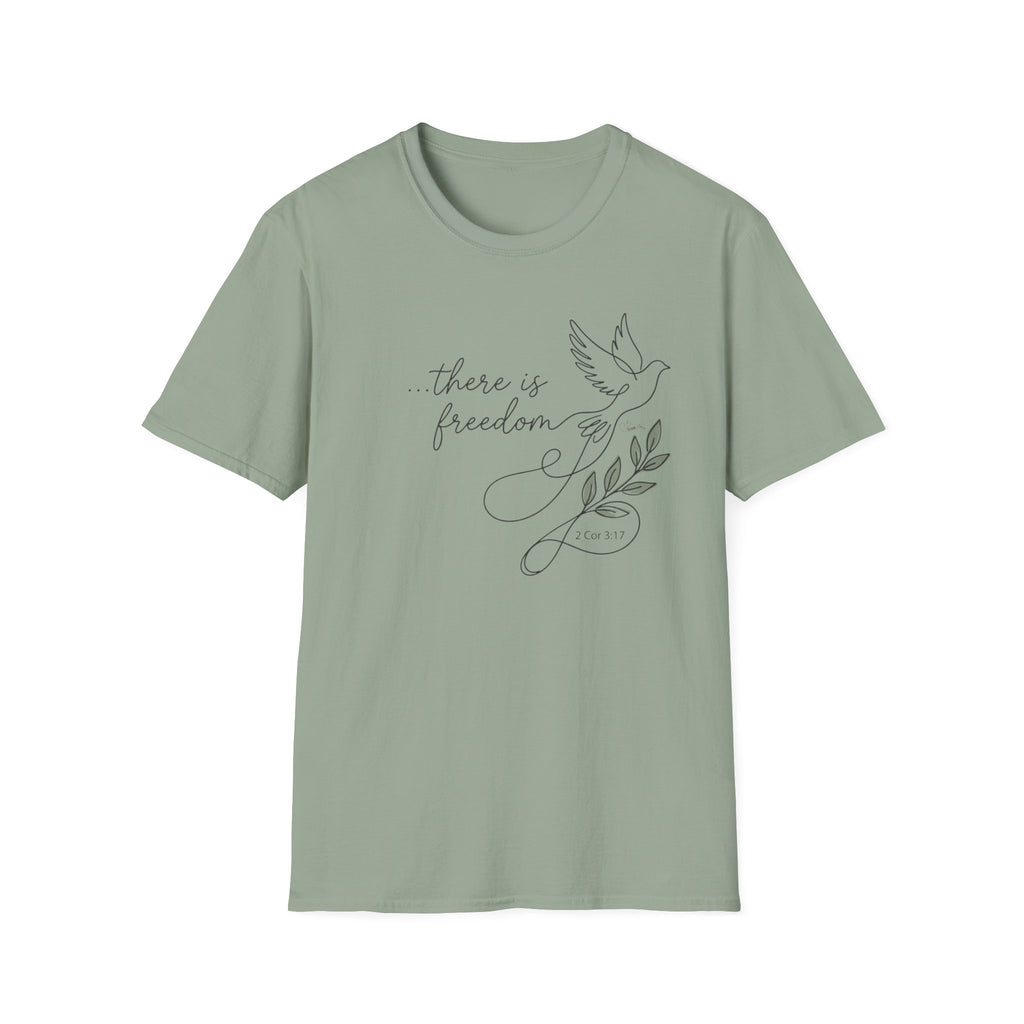 There is Freedom Dove Olive - T-Shirt