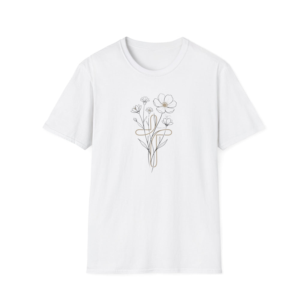 Flowers Sand Cross - T-Shirt