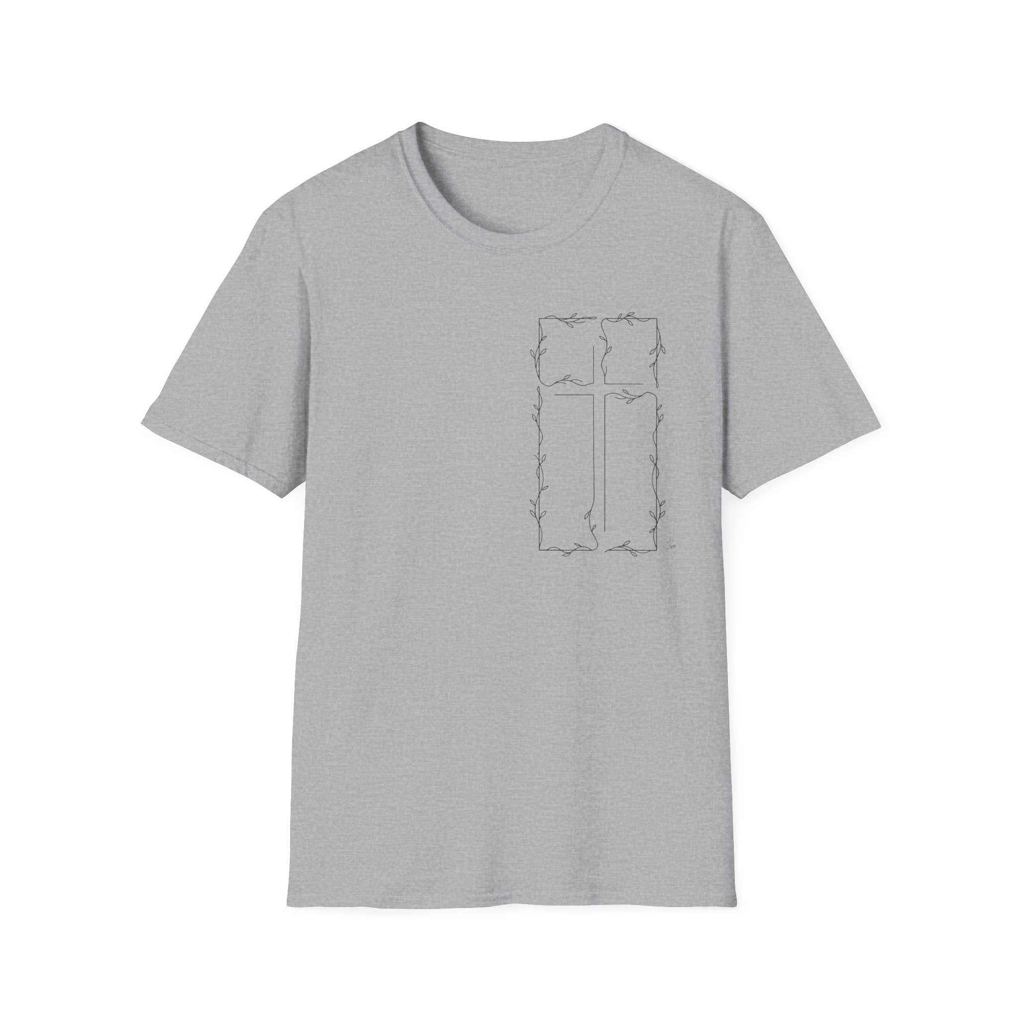 Subtle Cross Vines - T-Shirt