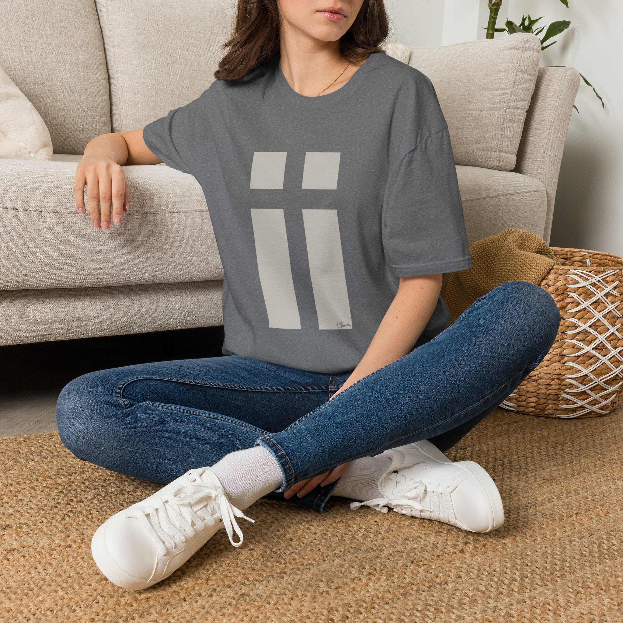 Subtle Cross - Filled Boxes I I T-Shirt