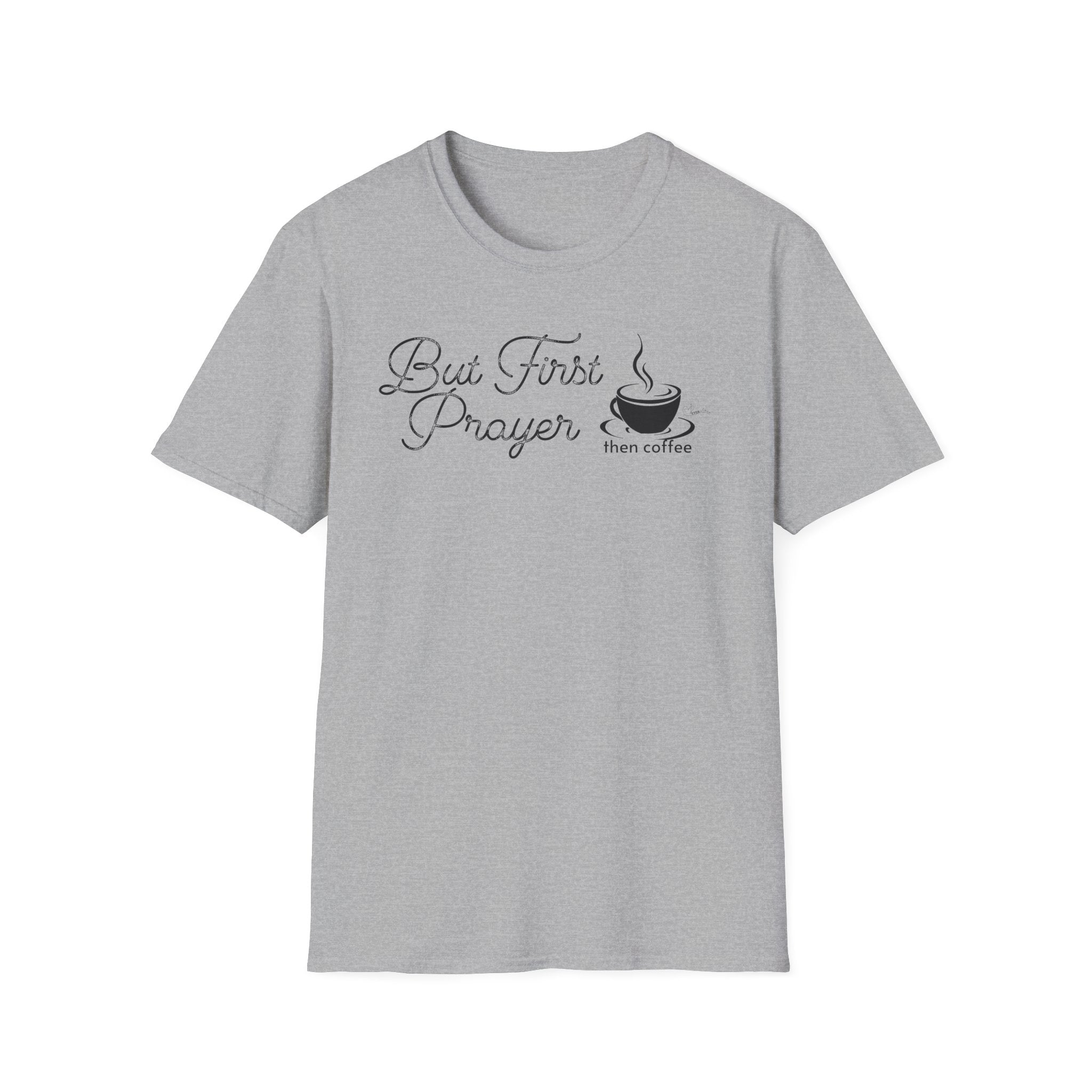 But First Prayer then Coffee Bold Cup - T-Shirt
