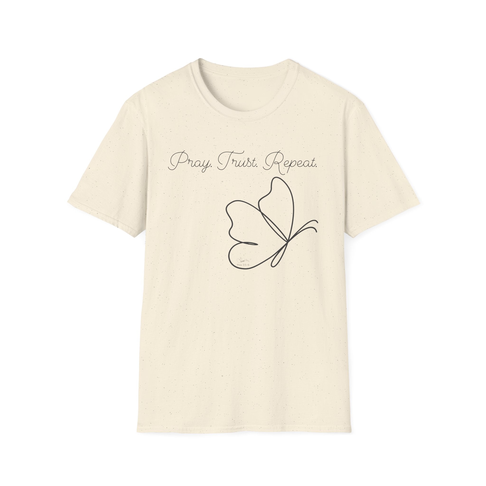 Pray Trust Repeat Butterfly - T-Shirt