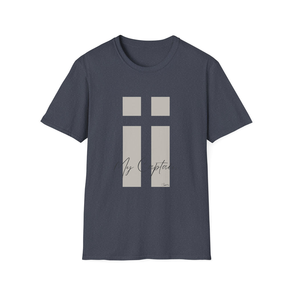 Aye Aye My Captain Subtle Cross Filled Boxes - T-Shirt