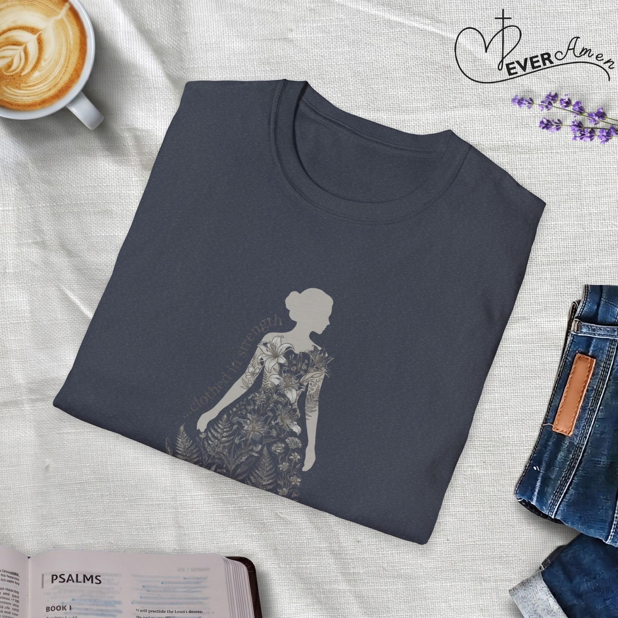 Clothed in strength dress- T-Shirt