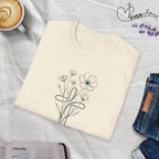 Flowers Green Cross - T-Shirt