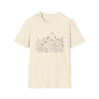 Field of Flowers Face - T-Shirt