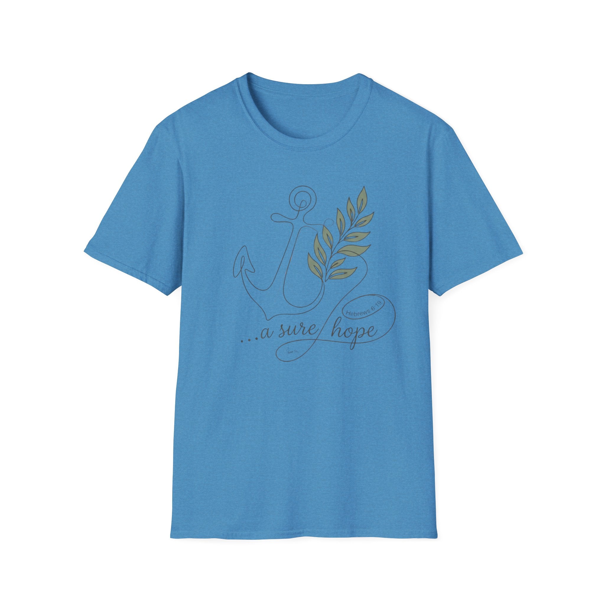 Sure Hope Anchor and Olive - T-Shirt