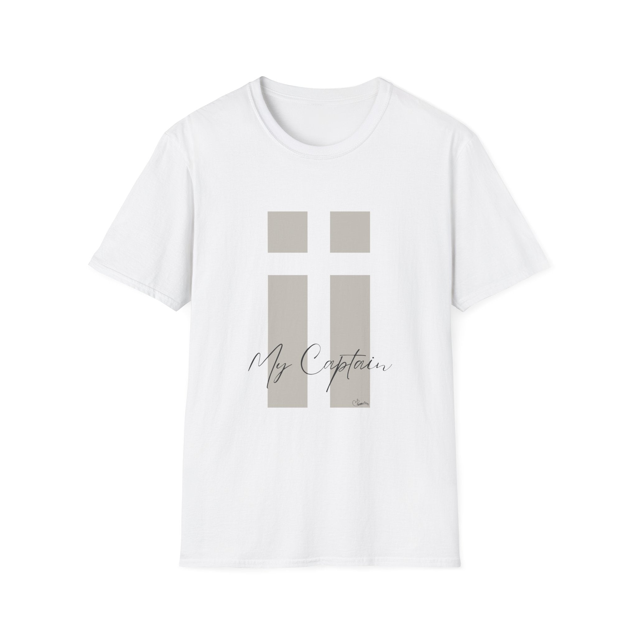 Aye Aye My Captain Subtle Cross Filled Boxes - T-Shirt