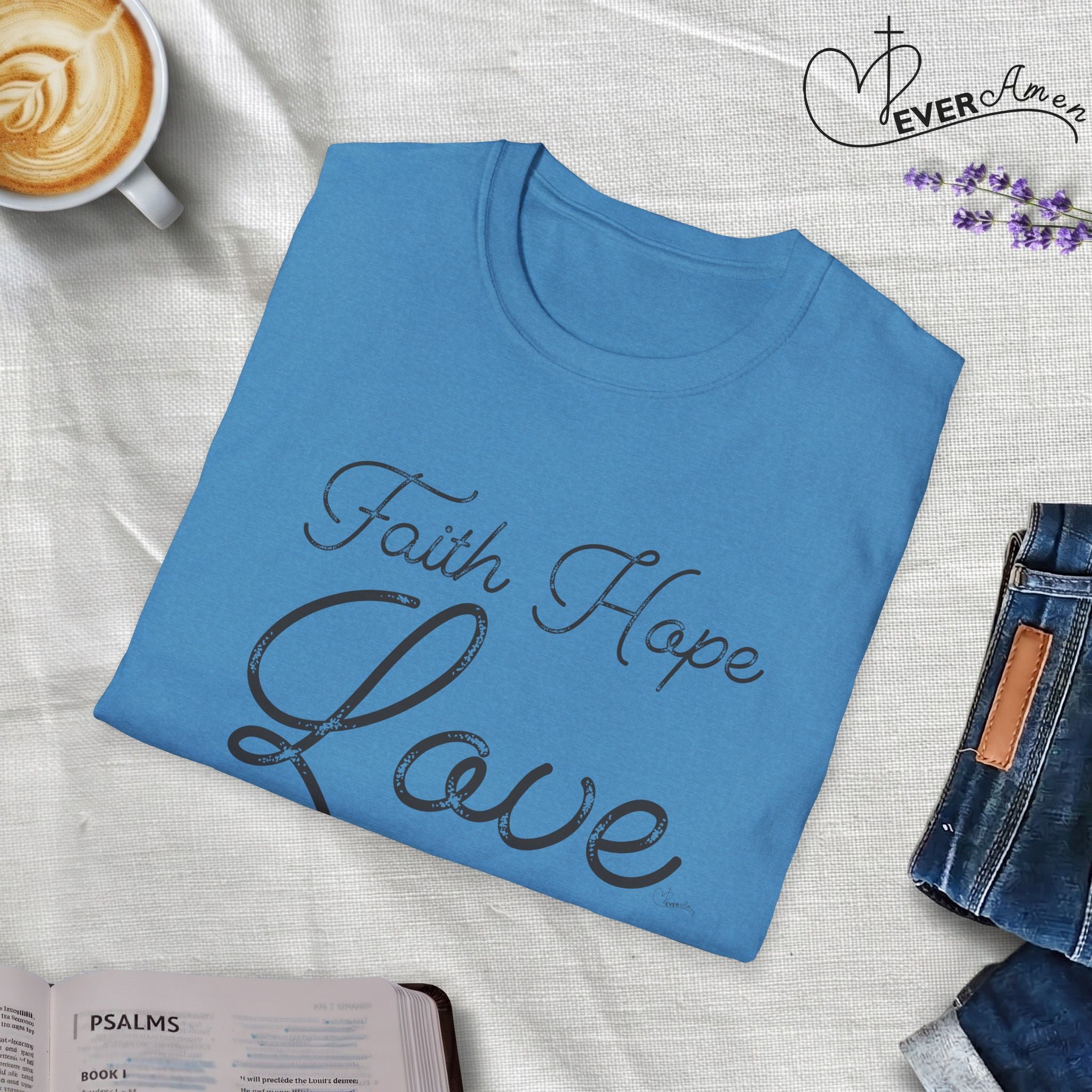 Faith Hope Love Large - T-Shirt
