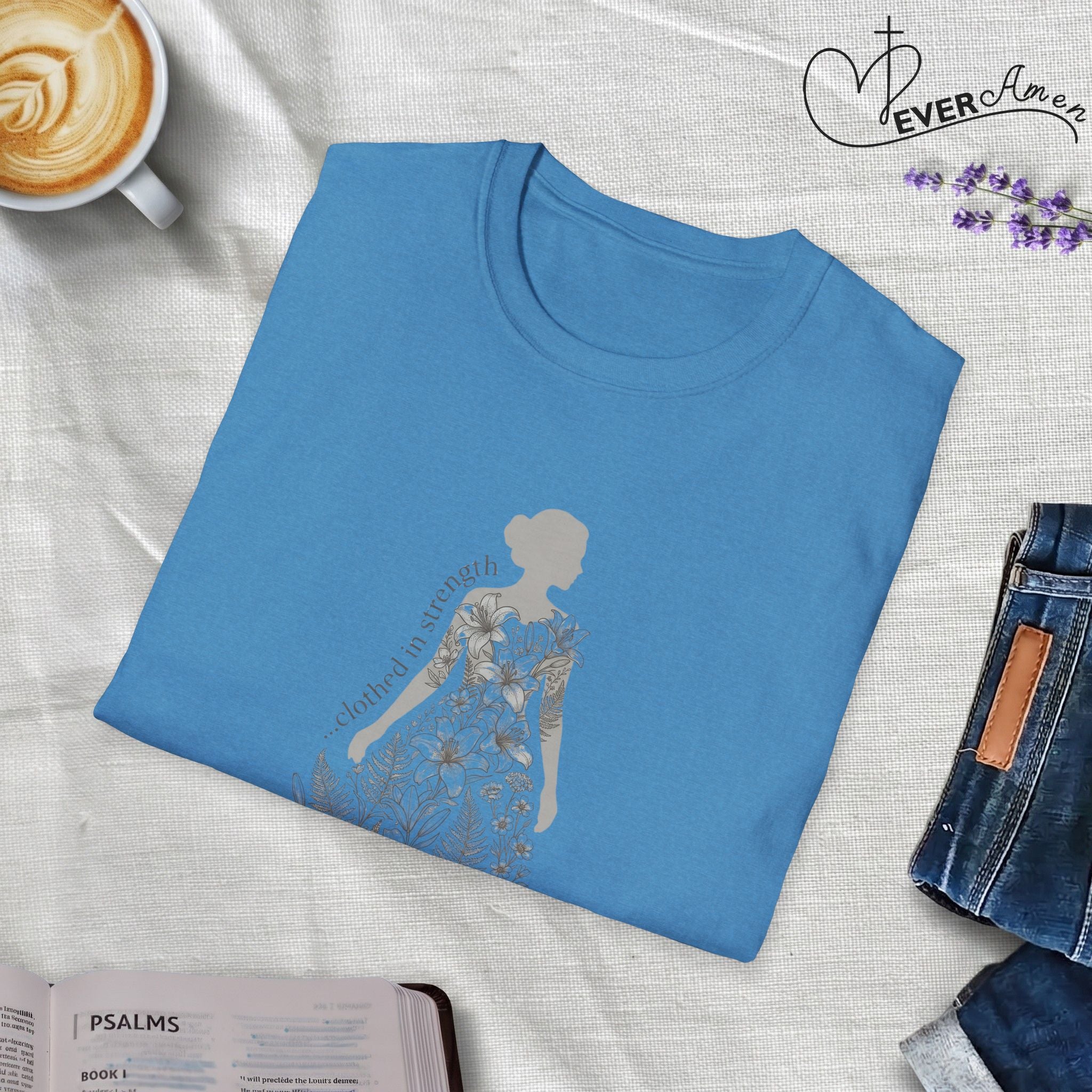 Clothed in strength dress- T-Shirt