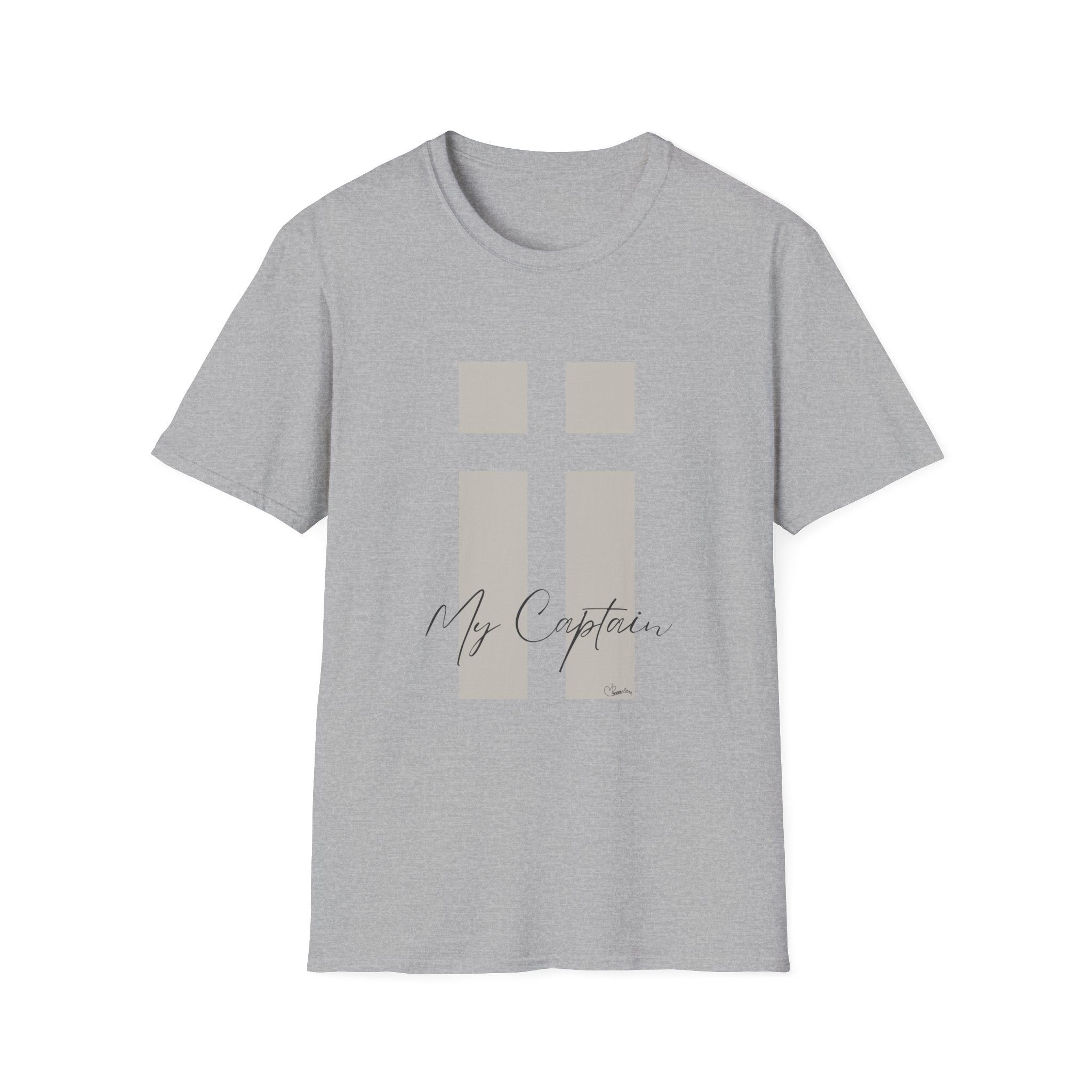 Aye Aye My Captain Subtle Cross Filled Boxes - T-Shirt