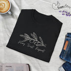 Pray Trust Repeat Cursive Olive 1 - T-Shirt