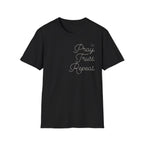 Pray Trust Repeat Cursive Stack - T-Shirt