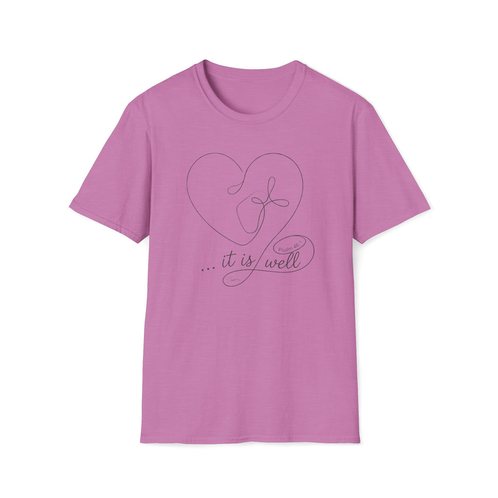 It is well Heart Cross - T-Shirt