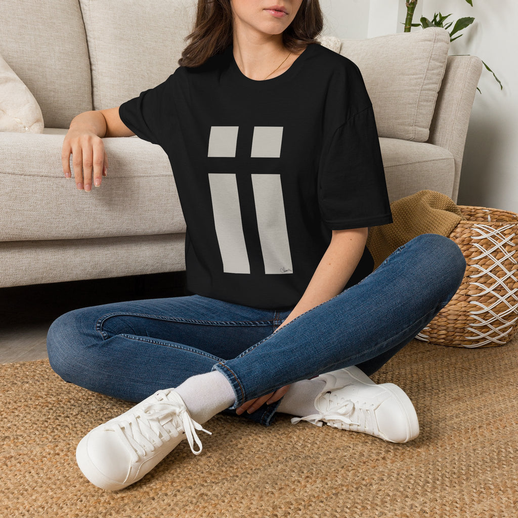 Subtle Cross - Filled Boxes I I T-Shirt