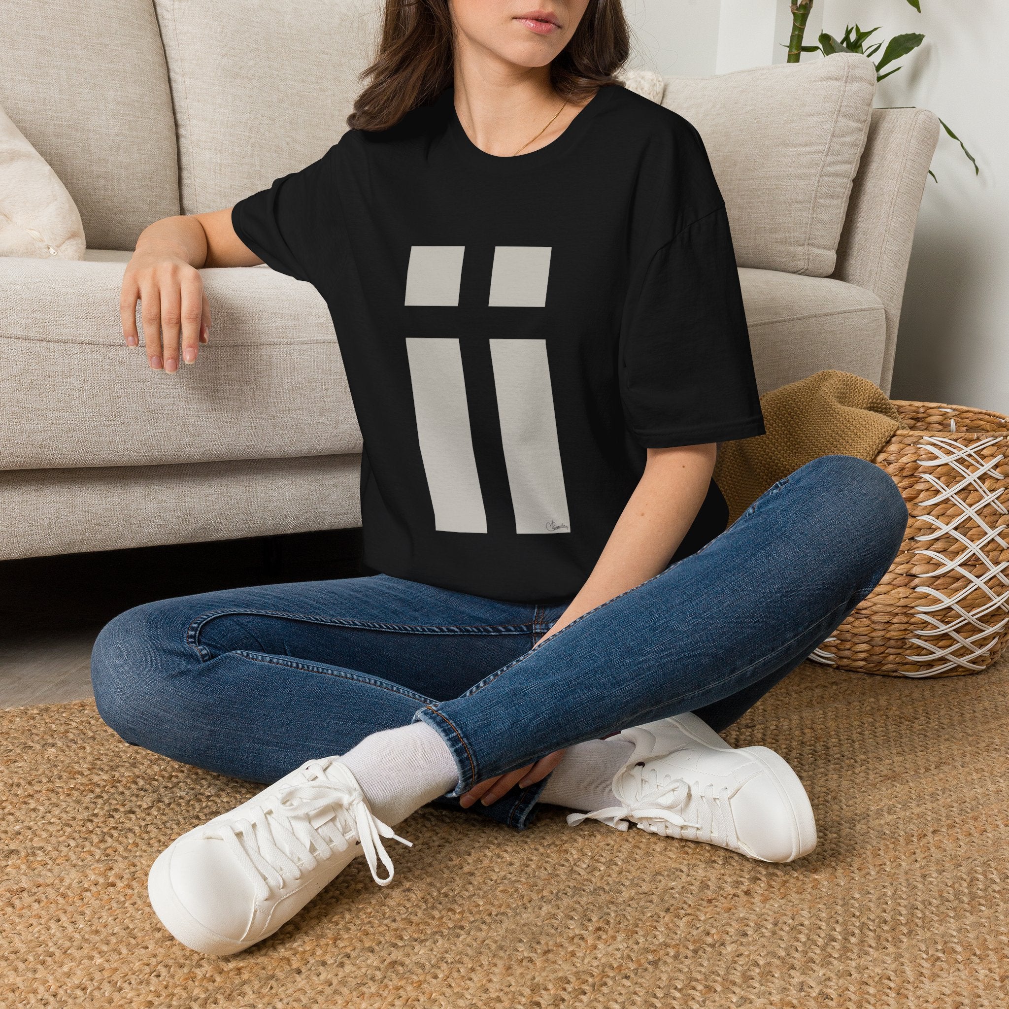 Subtle Cross - Filled Boxes I I T-Shirt
