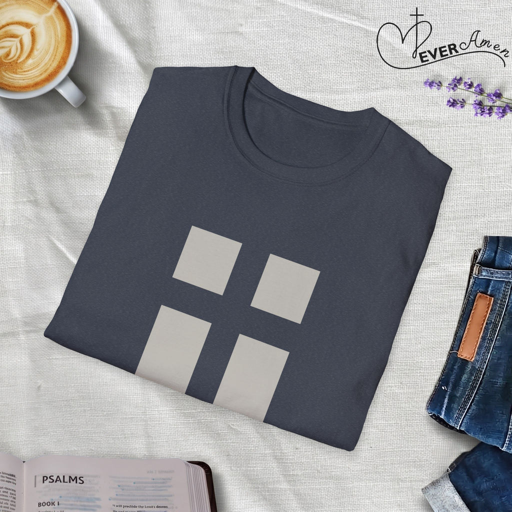 Aye Aye My Captain Subtle Cross Filled Boxes - T-Shirt
