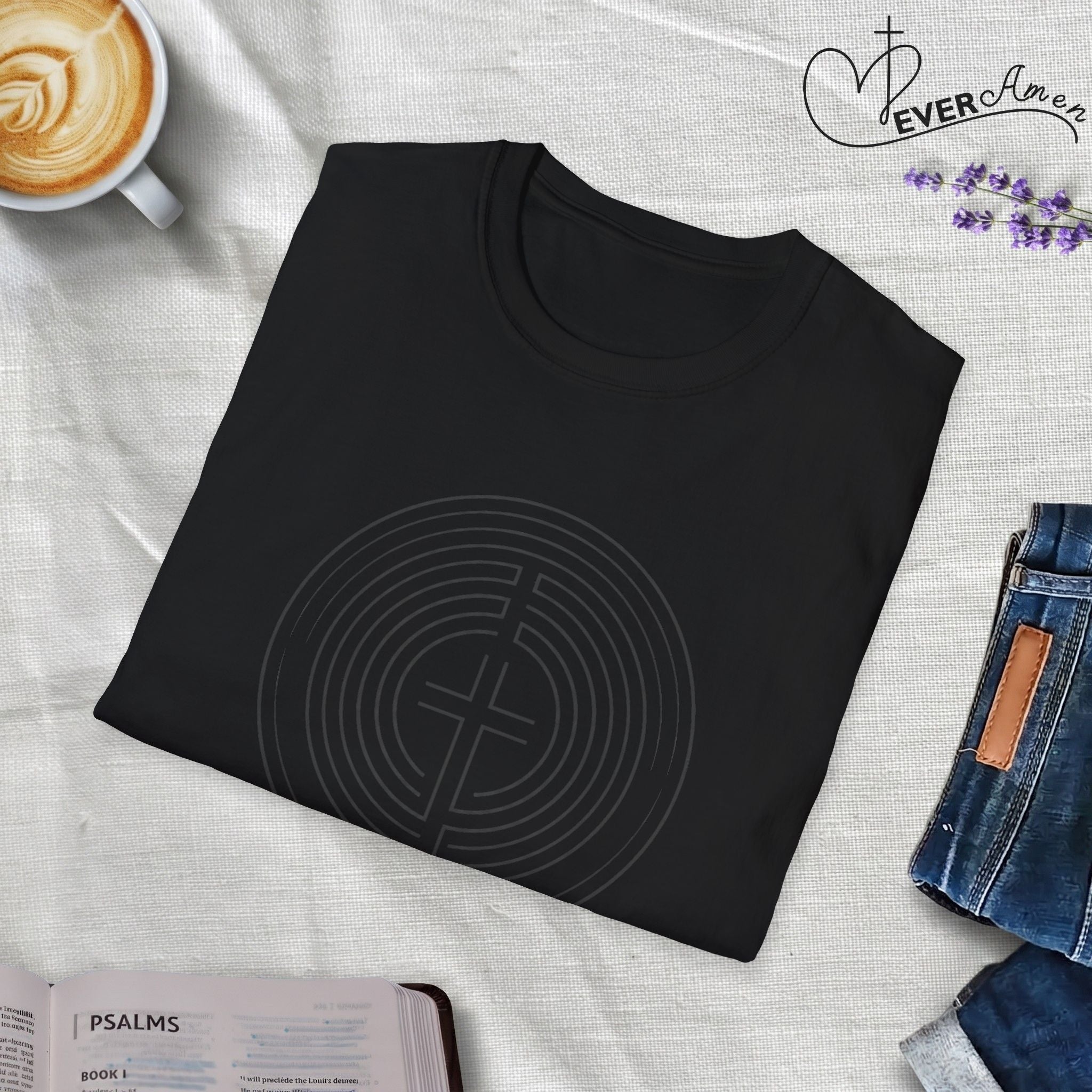 Cross Circle Maze - T-Shirt