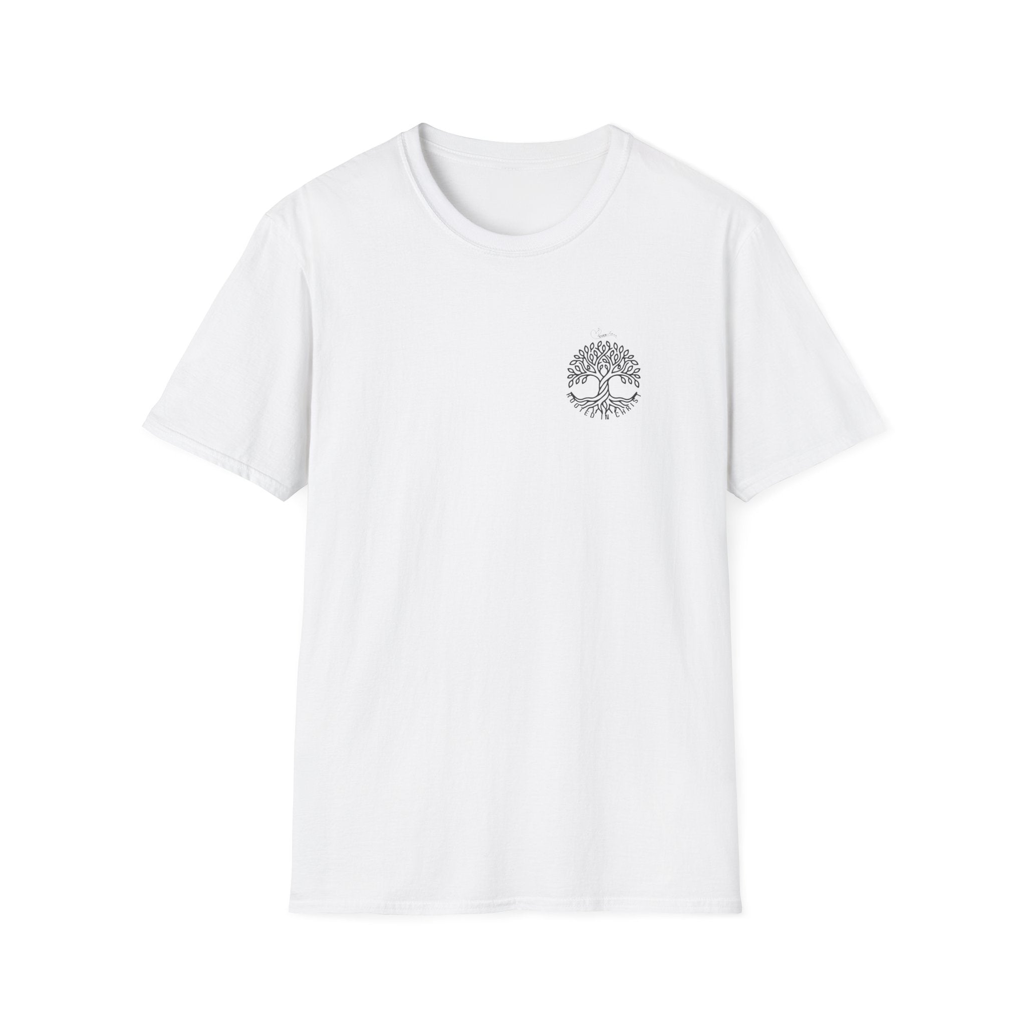 Rooted in Christ Subtle Badge- T-Shirt