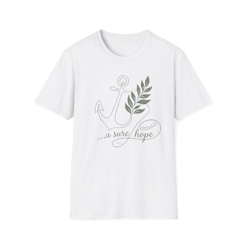 Sure Hope Anchor and Olive - T-Shirt